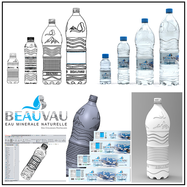 Plastic Water Bottle Design (Beauvau)